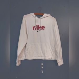 Nike Women's Hoodie - Size 1X, White